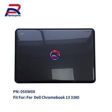New For Dell Chromebook 13 3380 13" Black LCD Back Cover Rear Lid 5XW0X 05XW0X