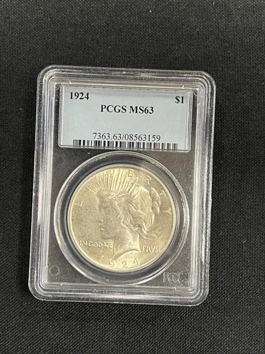 1924 PCGS MS63 Peace Dollar #3159