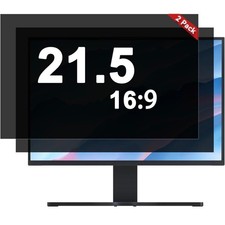 Vxaop 2-Pack 21.5 Inch Computer Privacy Screen Filter 16:9 Anti Glare Blue Light