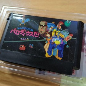 Parodius Da Famicom FC NTSC-J With Box Manual Tested Japan Import