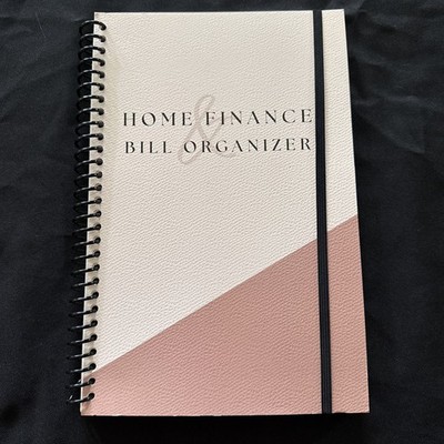Home Finance and Bill Organizer with Pockets Monthly Budget Planner Trackers