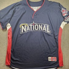 MLB Majestic Authentic 2010 All Star Game National League Baseball Jersey, Sz XL