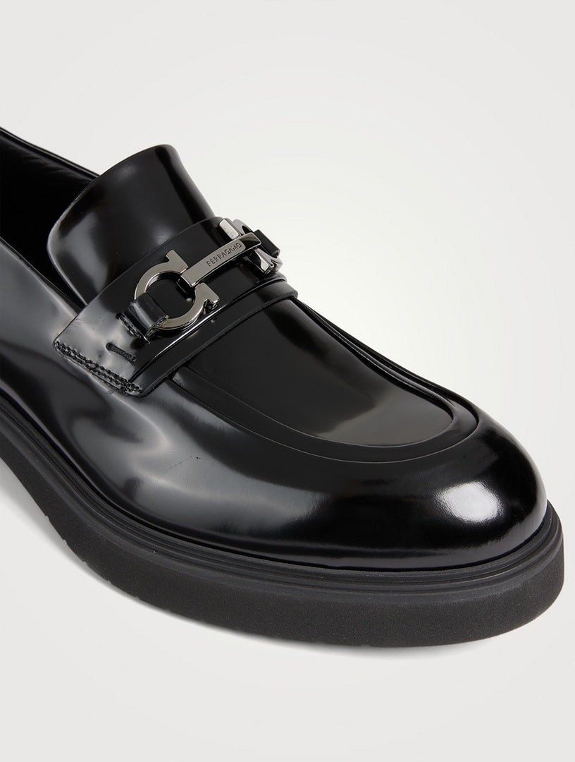 Salvatore Ferragamo Men\'s Fiorello Suede Gancini Buckle Loafers Size 10 Fiorello Fiorello loafers by FERRAGAMO – On Sale Now with Up to 60  main image 4