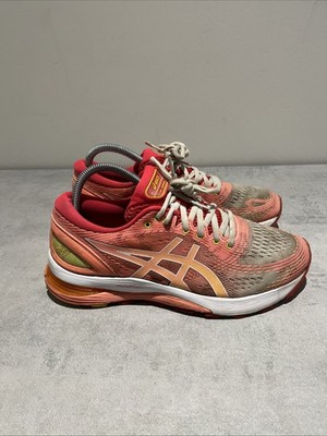 Asics Gel Nimbus 21 Damen-Laufschuhe UK6,5 orange sonnenfarben