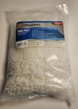 Jobsmart 1000 Piece 6in And 8in Cable Ties, NEW & SEALED!