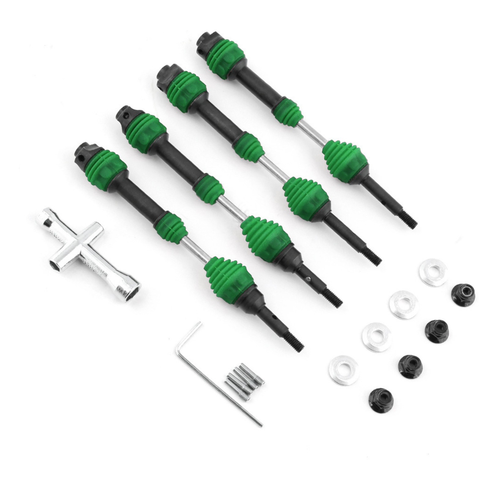 4Pcs Driveshafts For TRAXXAS Hoss/Rustler/Slash/Stampede 4X4 2wd 1/10 RC Car