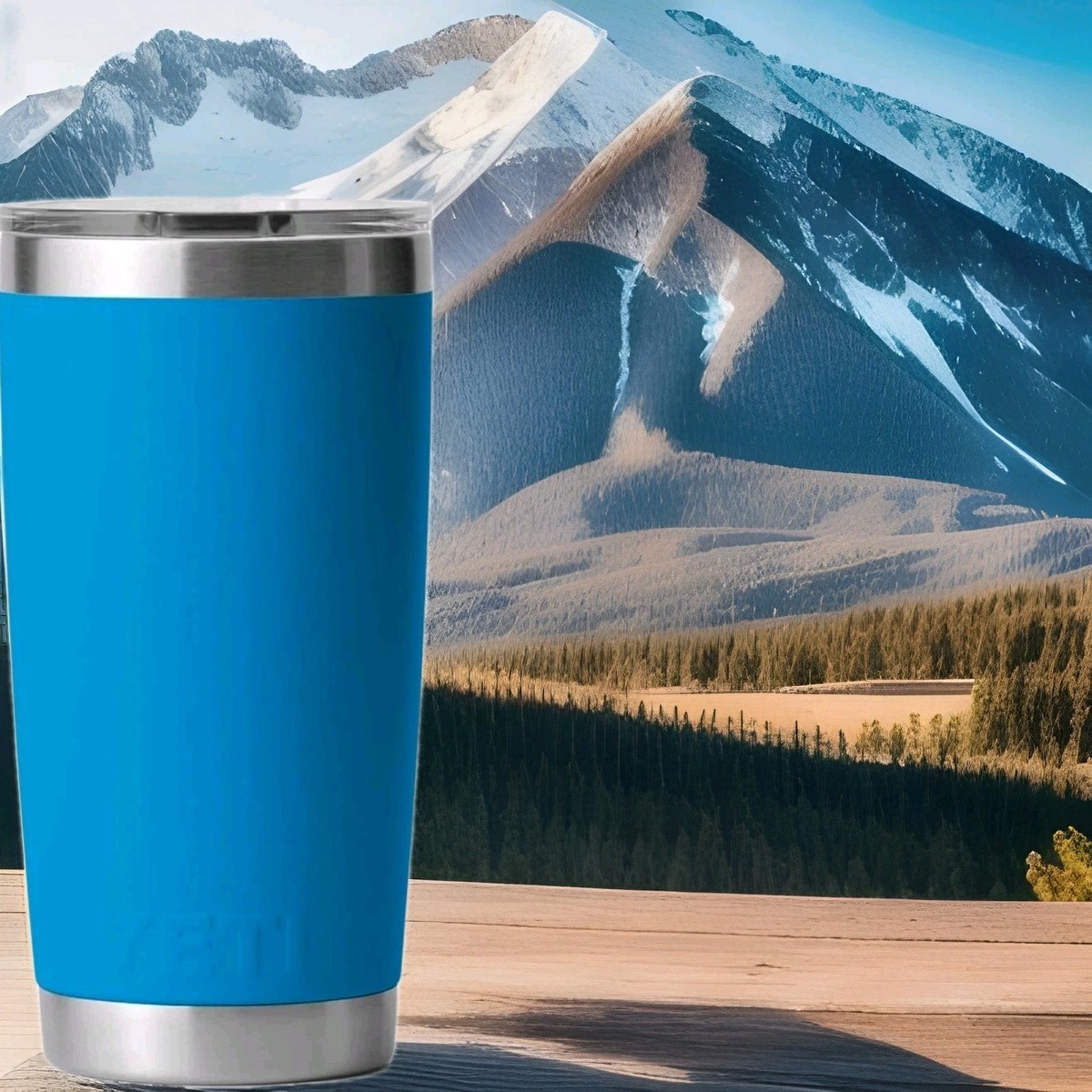 Yeti Rambler 20 Oz Tumbler w/Magslider Lid Big Wave Blue - NEW | eBay
