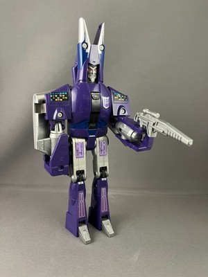 Cyclonus G1 Blue Ears with Gun - Vintage 1986 Transformers Hasbro Takara