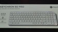 Keychron B2 Pro Ultra-Slim 96 Layout Wireless Keyboard, Ivory White K8 