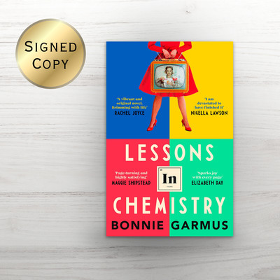 *SIGNED Book* | Lessons in Chemistry by Bonnie Garmus | NEW | First Edition