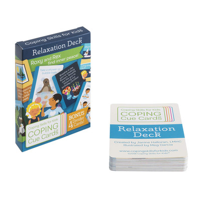 Coping Skills For Kids Coping Cue Cards Relaxation Deck Cskccrel