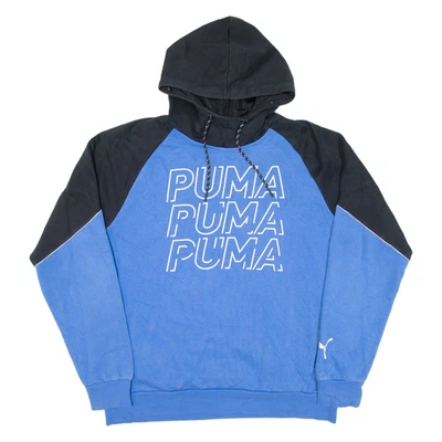 Puma Sweat À Capuche Bleu Pour Homme M - Photo 1/4