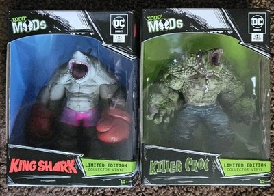 Lot Of 2 Todd s Mods DC McFarlane Toys Batman King Shark Killer Croc 2024 Sealed