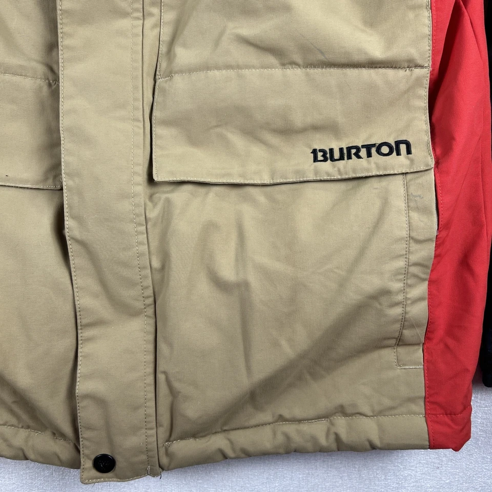 Jaqueta de Snowboard Burton Masculina XL Passeio Seco The White Coleção Preta, Vermelha e Bronzeada - Imagem 2 de 4