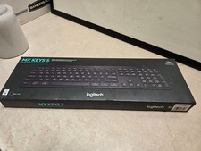 SEALED Logitech MX Keys S Full-Size Bluetooth Wireless Keyboard Black 920-011406
