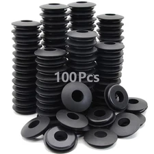 100pcs Glad Hand Seals Rubber Gaskets for Semi Trucks Trailers Tractors