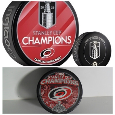 Carolina Hurricanes 2006 & 2026 Stanley Cup Champion Puck Official Licensed Puck