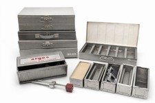 Vintage Argus Automatic Slide Changer  Trays w/ Smith Victor Cases