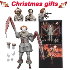 IT Ultimate Pennywise The Dancing Clown 2017 7" Action Figure 1:12 Scale NECA