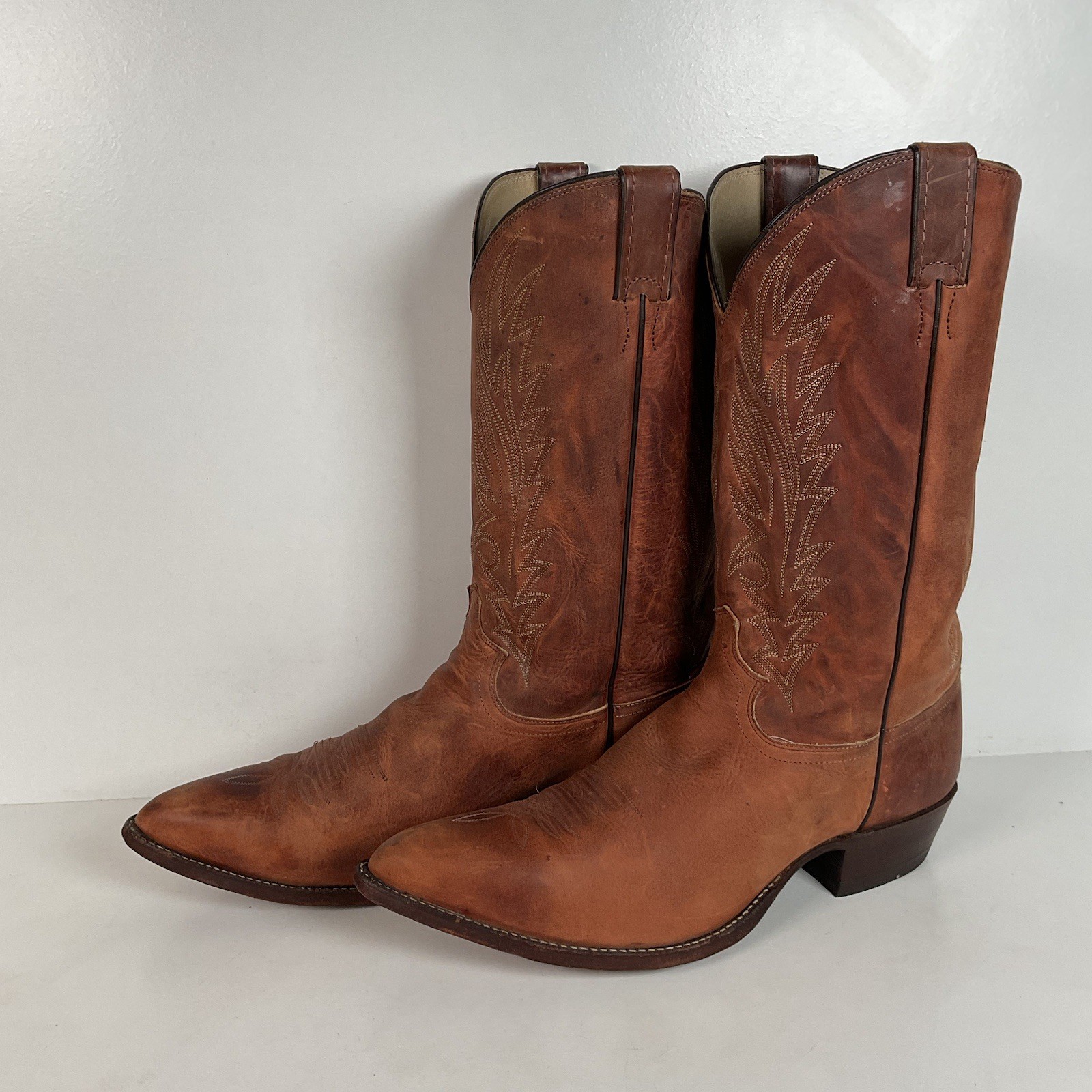 Vintage Justin Bay Apache Cowboy Boots | USA Made | Men’s 13 D