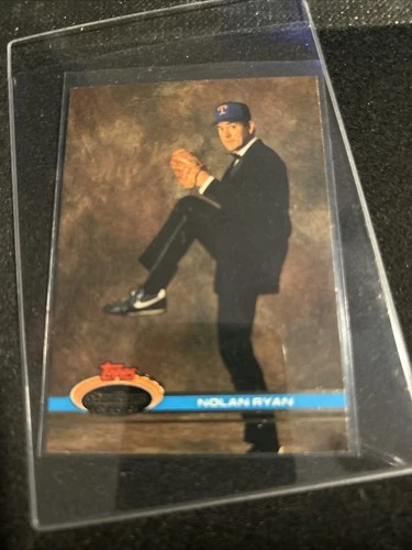 TOPPS 1991 STADIUM CLUB BASE SET NOLAN RYAN TEXAS RANGERS #200 BASEBALL CARD