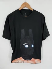 Xset T-Shirt Bunny Ski Mask Logo Clix FaZe Lacy Mens Large Black All Over Print