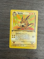 Raichu 1st Edition Fossil Non-Holo 29/62 - MP on eBay