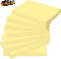 12 StüCk Gelbe Haftnotizen 7,6X12,7Cm Sticky Notes, Groß Selbstklebende Notizen,