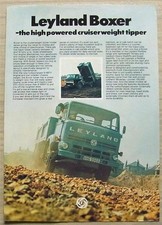 LEYLAND BOXER Commercial Tipper Sales Specification Leaflet c1977 #1533