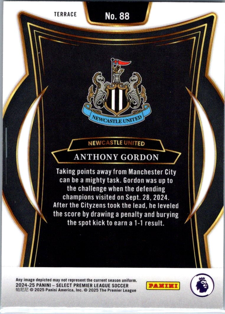 2024-25 Panini Select Premier League #88 Anthony Gordon | eBay