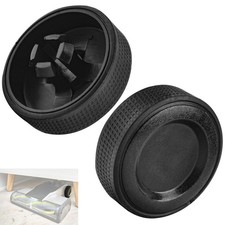 2 Pack Upgraded Replacement Wheel for Ryobi Cordless Stick Vacuum 18v BLACK