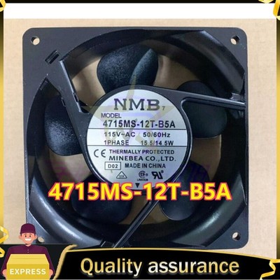 4715MS-12T-B5A New NMB cooling fan AC115V 15.5/14.5W 120X120X38MM Aluminum frame