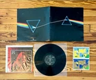 Pink Floyd: Dark Side of the Moon LP Vinyl OG Poster/Stickers Inserts 1975 VG/VG