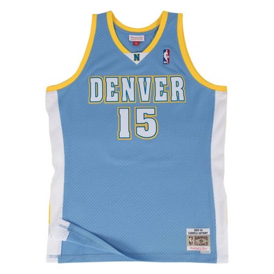 Carmelo Anthony #15 Denver Nuggets 03 NBA Mitchell & Ness Swingman Trikot Blau