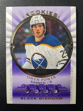 22-23 Black Diamond Hockey 15-16 Rookie Gems Tribute Purple Owen Power #/25