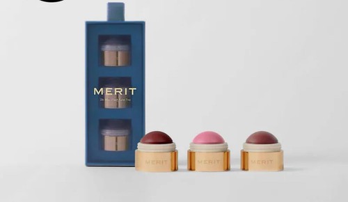 MERIT choose FLUSH BALM CREAM BLUSH BESPOKE STOCKHOLM MOOD TRAVEL SIZE 4.5g