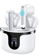 Wireless Earbuds, Bluetooth 5.4 Ear Buds with Power Display Charging Case Stere