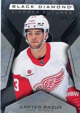 2025-26 U.D Black Diamond Hockey FUTURES #089/249 Detroit Red Wings Carter Mazur
