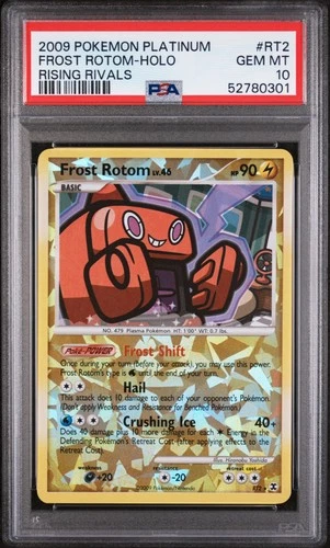 2009 POKEMON PLATINUM RISING RIVALS #RT2 FROST ROTOM-HOLO PSA 10