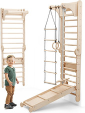 6-in-1 Indoor Playground for Kids - Climbing, Sliding, Swinging Fun
