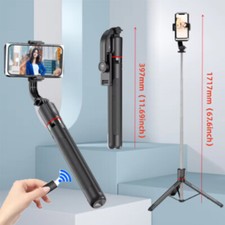 Remote Selfie Stick Tripod Phone Desktop Stand Desk Holder For iPhone/Samsung US