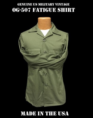US ARMY VINTAGE MILITARY MEN'S OG-507 