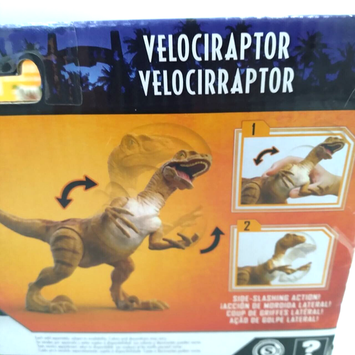 Jurassic World Legacy Collection Velociraptor & Kosmoceratops 7" x 4" Size 4+ - Picture 8 of 10
