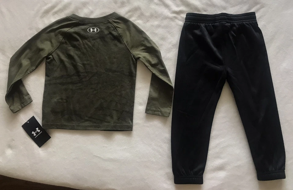 UNDER ARMOUR Baby Boy's Crew and Joggers Outfit, 2-Piece Set - Image 4 of 4