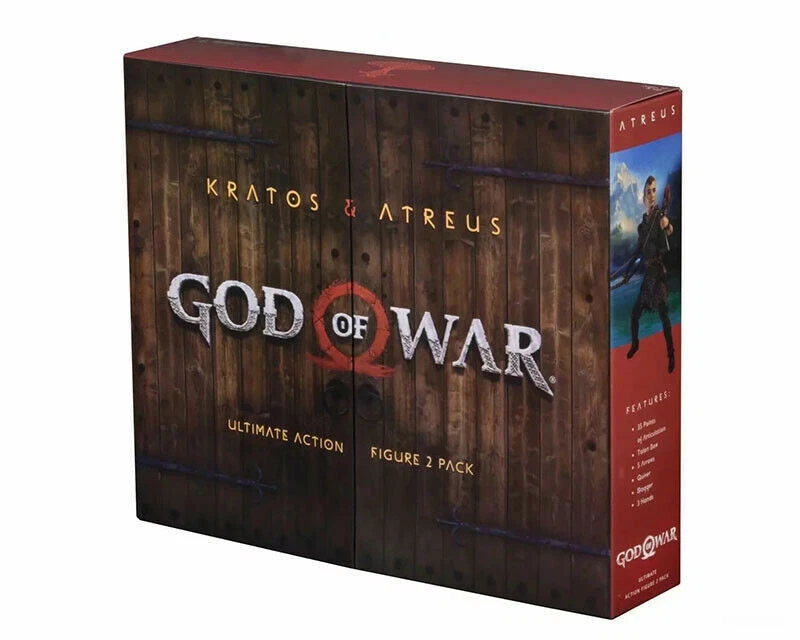 2024 New God of War Kratos & Atreus Ultimate Action Figure 2 Pack Box Set - Image 3 of 4