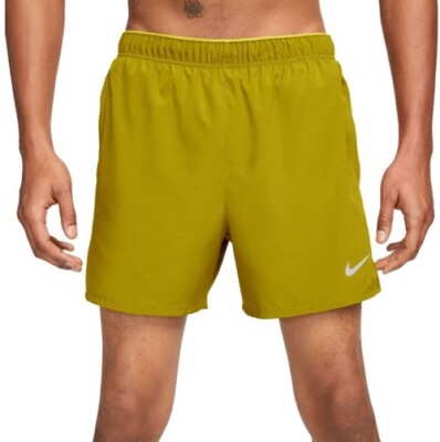 Nike  Men's Dri-FIT Challenger 7'' Brief-Lined Versatile Shorts- Moss- Large