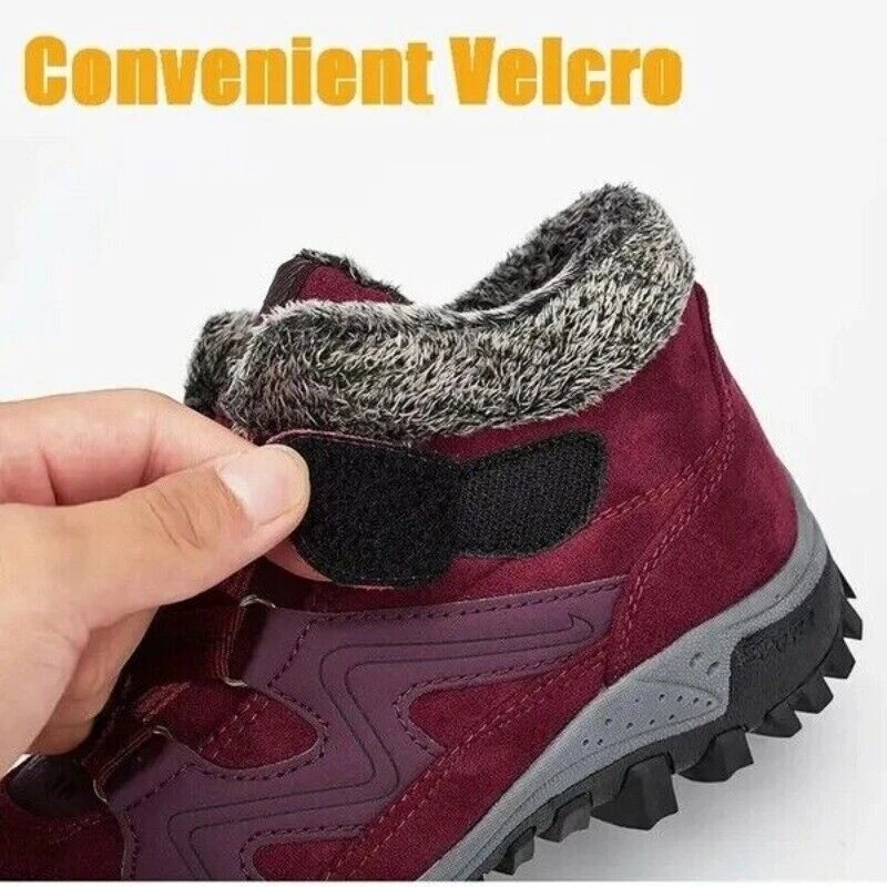 Womens Waterproof Winter Warm Snow Boots Casual Ankle Boots Non-slip Sport Shoes - Image 2 of 4