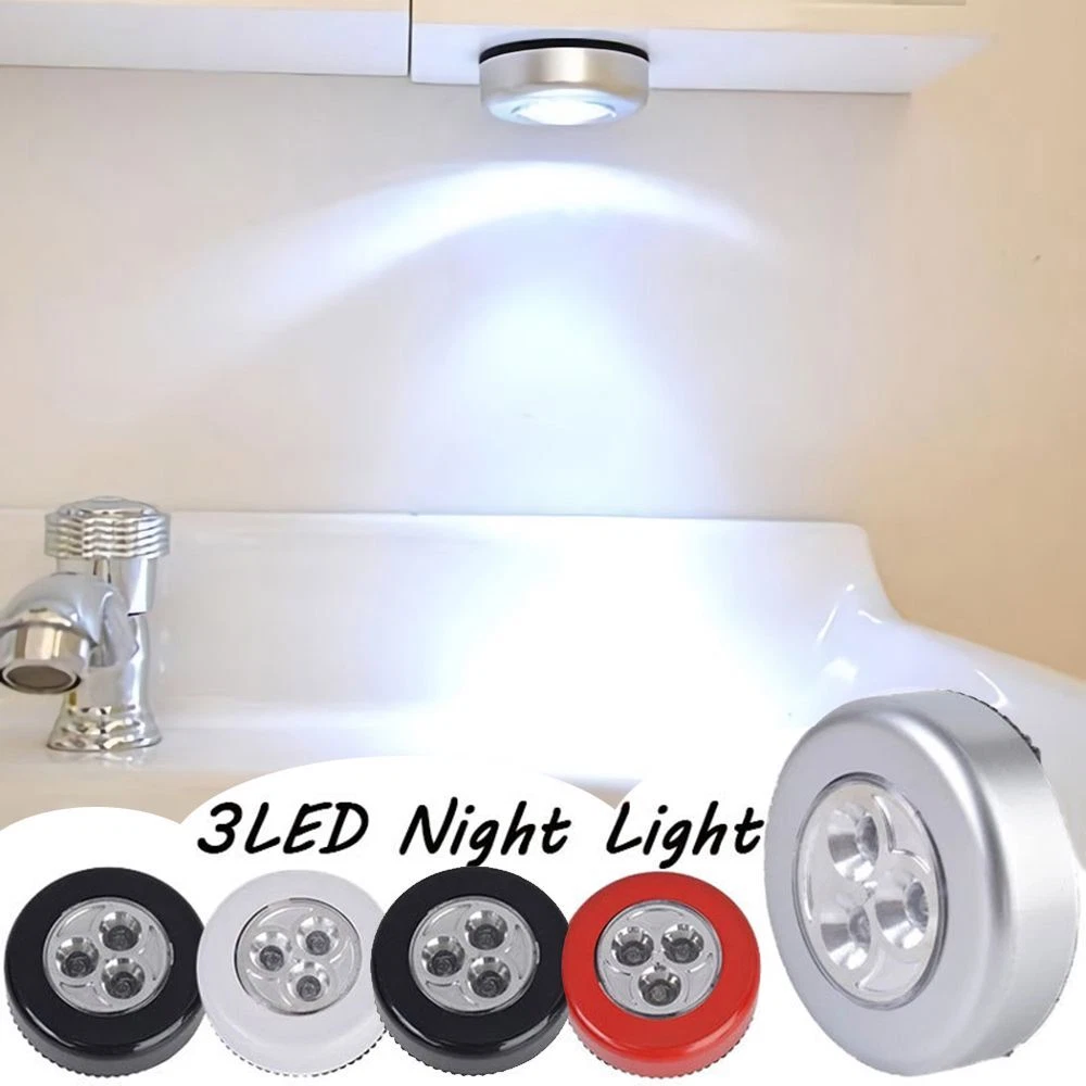 Touch Push Closet Cabinet Lamp Kitchen Wall Lamps Clap light LED