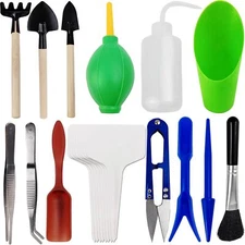GXXMEI 20PCS/Set Succulent Tools Set, Mini Garden Tool Set, Transplanting Tools 