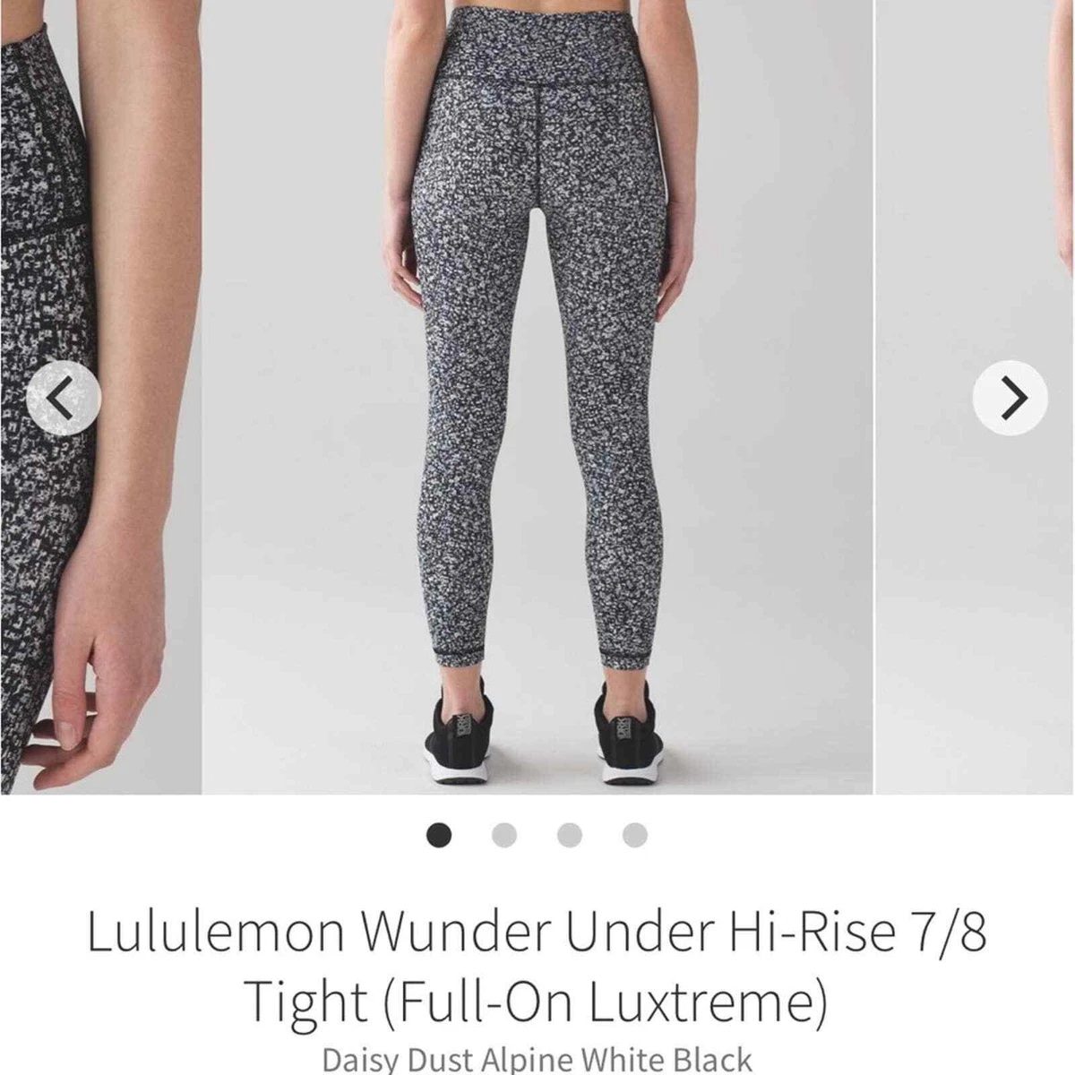 Lululemon Wunder Under Hi-Rise 7/8 Tight (Full-On Luxtreme) size 4